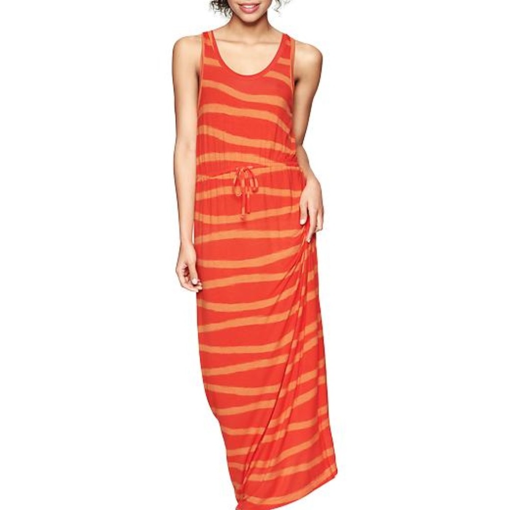 Gap striped Tank Maxi Dress